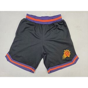 Phoenix Suns‎ Shorts Black Basketball NBA Mesh Stitched Retro Logo Mens Large